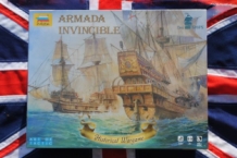 images/productimages/small/ARMADA INVINCIBLE Historical Wargame Zvezda 6505 doos.jpg